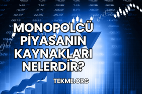 Monopolcü Piyasanın Kaynakları Nelerdir?