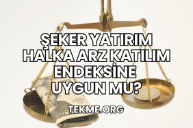 Şeker Yatırım Halka Arz Katılım Endeksine Uygun mu?