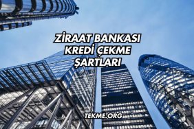 Ziraat Bankası Kredi Çekme Şartları (1)