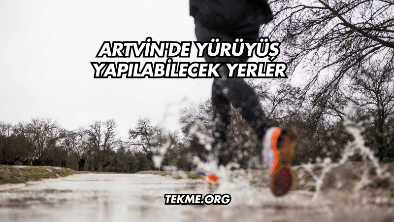 Artvin'de Yürüyüş Yapılabilecek Yerler