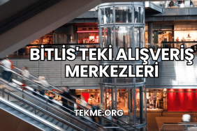 Bitlis'teki Alışveriş Merkezleri