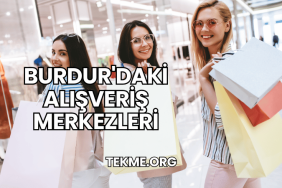 Burdur'daki Alışveriş Merkezleri