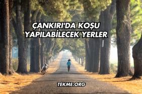 Çankırı'da Koşu Yapılabilecek Yerler