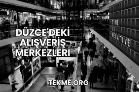 Düzce'deki Alışveriş Merkezleri