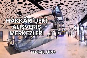 Hakkâri'deki Alışveriş Merkezleri