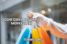 Iğdır'daki Alışveriş Merkezleri