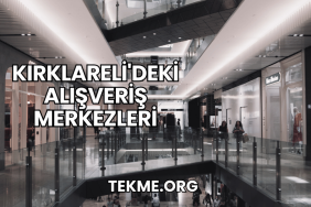 Kırklareli'deki Alışveriş Merkezleri