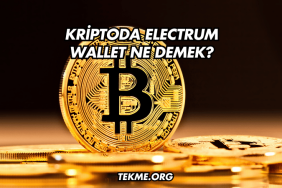 Kriptoda Electrum Wallet Ne Demek?