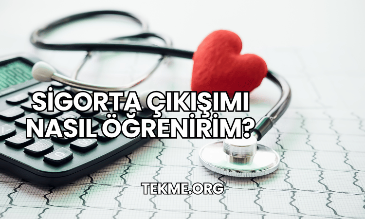 Sigorta Çıkışımı Nasıl Öğrenirim?