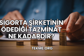 Sigorta Şirketinin Ödediği Tazminat Ne Kadardır?