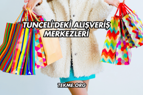 Tunceli'deki Alışveriş Merkezleri