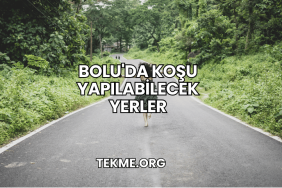 Bolu'da Koşu Yapılabilecek Yerler