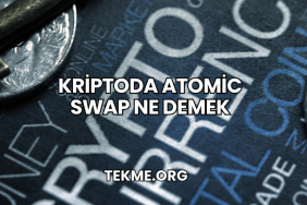 Kriptoda Atomic Swap Ne Demek