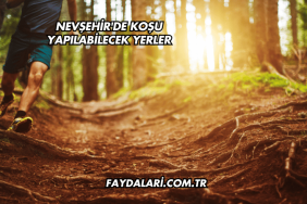 Nevşehir'de Koşu Yapılabilecek Yerler