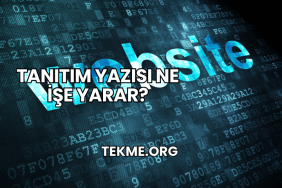 Tanıtım Yazısı Ne İşe Yarar?