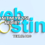 Tanıtım Yazısı Nedir?