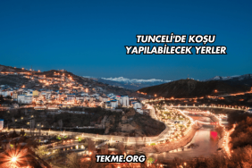 Tunceli'de Koşu Yapılabilecek Yerler