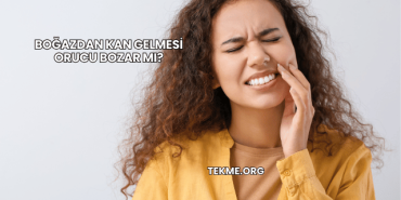 Boğazdan Kan Gelmesi Orucu Bozar mı?