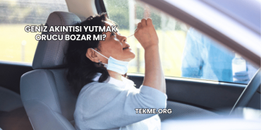 Geniz Akıntısı Yutmak Orucu Bozar mı?