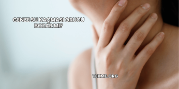 Genze Su Kaçması Orucu Bozar mı?