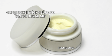 Oruçluyken Vicks Sürmek Orucu Bozar mı?