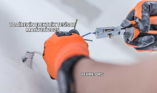 1 Dairenin Elektrik Tesisat Maliyeti 2025