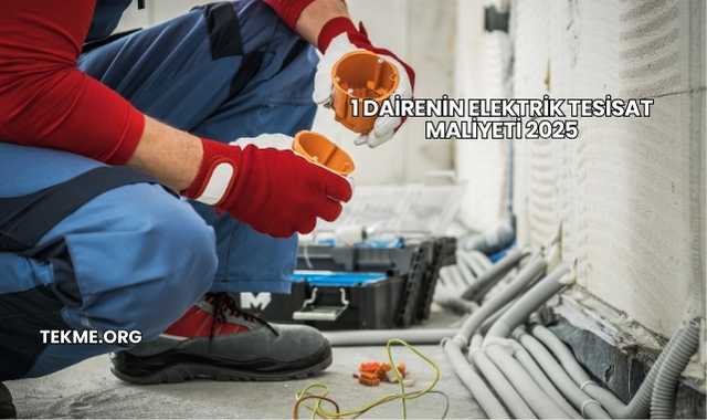 1 Dairenin Elektrik Tesisat Maliyeti 2025