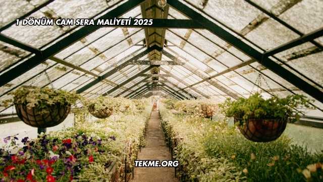 1 Dönüm Cam Sera Maliyeti 2025