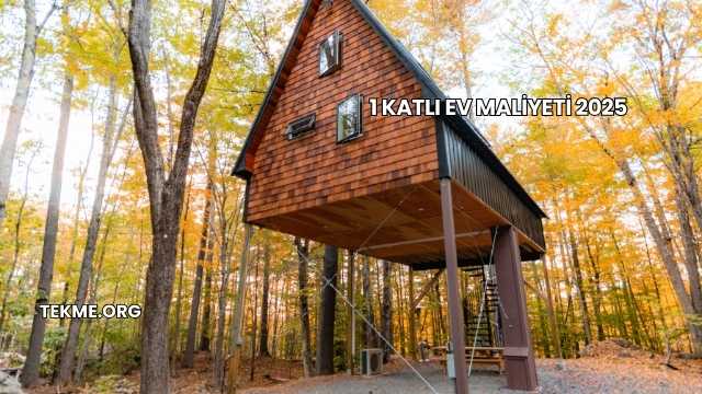 1 Katlı Ev Maliyeti 2025