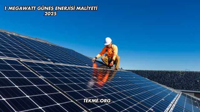 1 Megawatt Güneş Enerjisi Maliyeti 2025