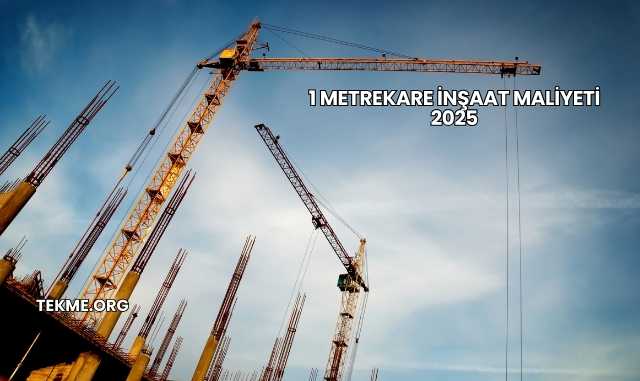 1 Metrekare İnşaat Maliyeti 2025