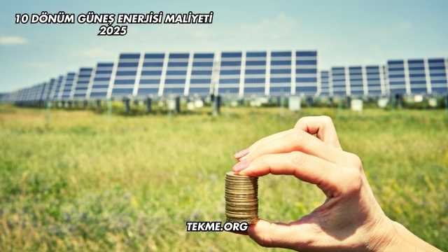 10 Dönüm Güneş Enerjisi Maliyeti 2025