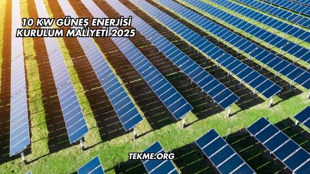 10 Kw Güneş Enerjisi Kurulum Maliyeti 2025