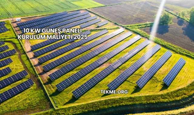 10 Kw Güneş Paneli Kurulum Maliyeti 2025
