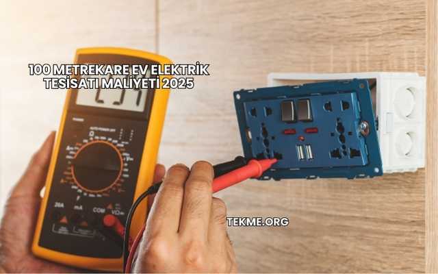 100 Metrekare Ev Elektrik Tesisatı Maliyeti 2025