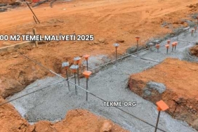 100 m2 Temel Maliyeti 2025