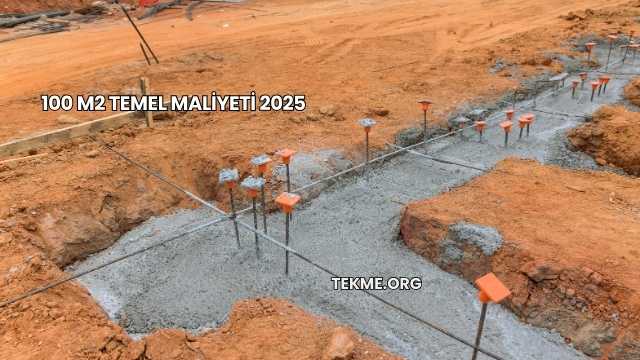 100 m2 Temel Maliyeti 2025