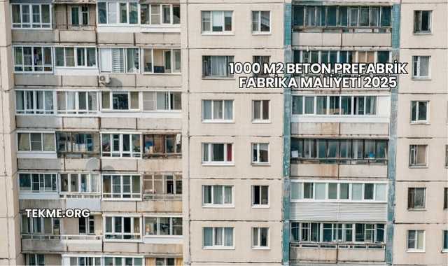 1000 M2 Beton Prefabrik Fabrika Maliyeti 2025