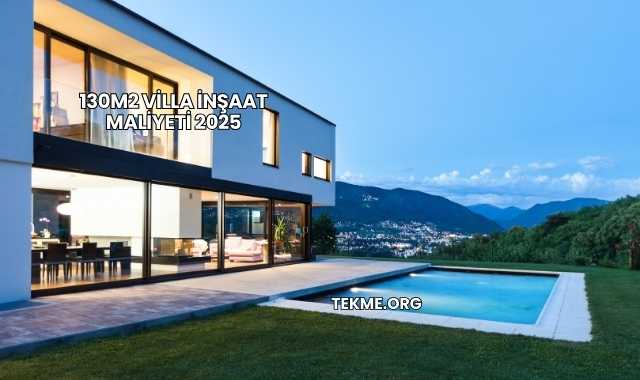 130m2 Villa İnşaat Maliyeti 2025