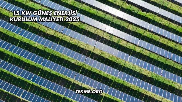 15 Kw Güneş Enerjisi Kurulum Maliyeti 2025