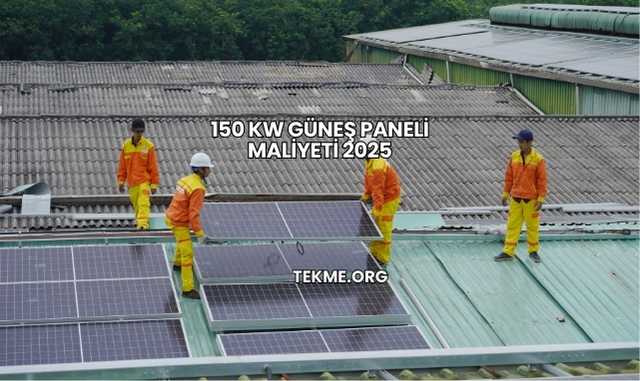 150 KW Güneş Paneli Maliyeti 2025