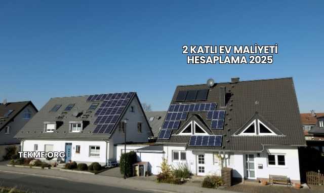 2 Katlı Ev Maliyeti Hesaplama 2025