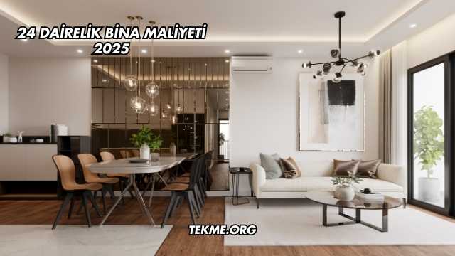 24 Dairelik Bina Maliyeti 2025