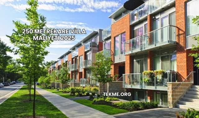 250 Metrekare Villa Maliyeti 2025