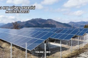3 Kw Güneş Enerjisi Maliyeti 2025