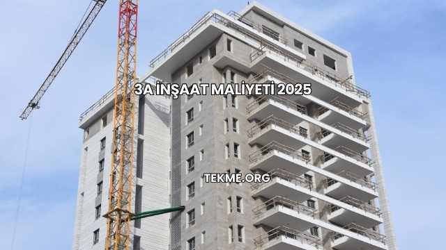 3A İnşaat Maliyeti 2025