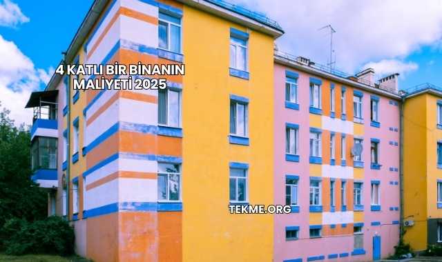 4 Katlı Bir Binanın Maliyeti 2025