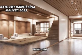 4 Katlı Çift Daireli Bina Maliyeti 2025