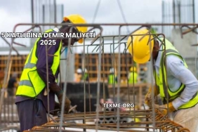 5 Katlı Bina Demir Maliyeti 2025