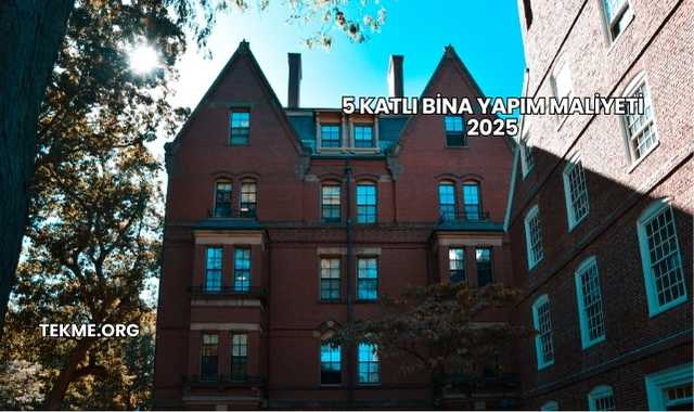5 Katlı Bina Yapım Maliyeti 2025